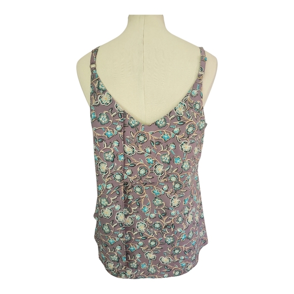 NWT Cabi Floral V-Neck Sleeveless Blouse Size Small 100% Polyester - Picture 4 of 10